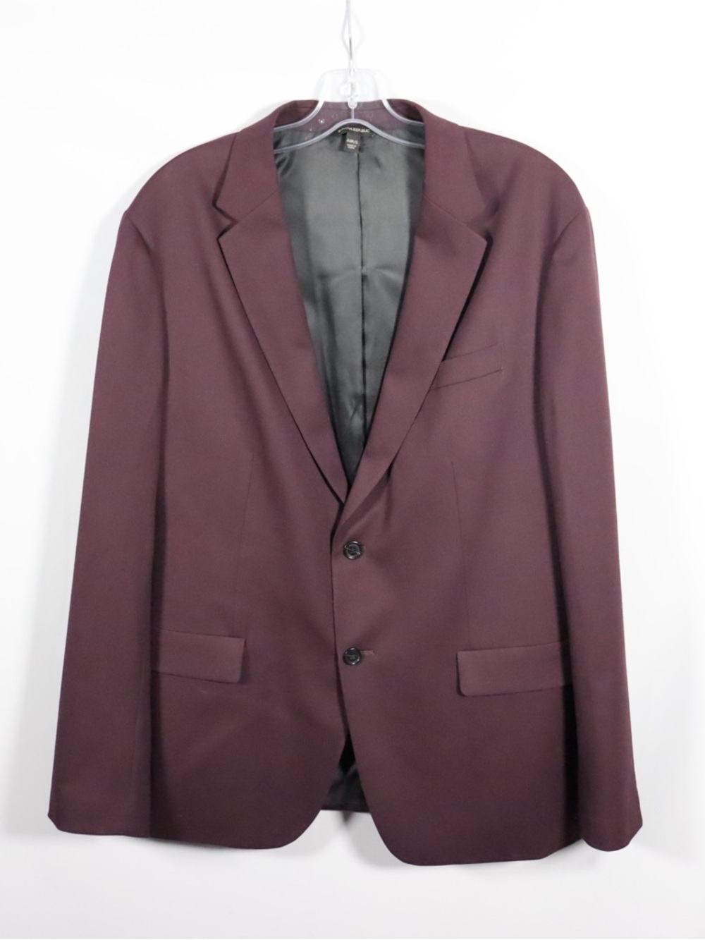 Banana Republic Blazer Men’s 44R Burgundy Tailored Classic Dress Jacket - Picture 2 of 9